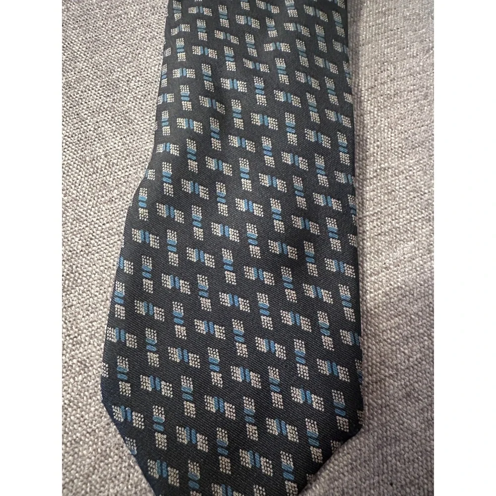 Giorgio Armani Silk Necktie, Geometric Pattern, Dress, Formal, Career